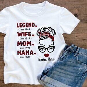 Legend Mom Shirt, Custom Name Mom Shirt, Gift Ideas for Mother_s Day